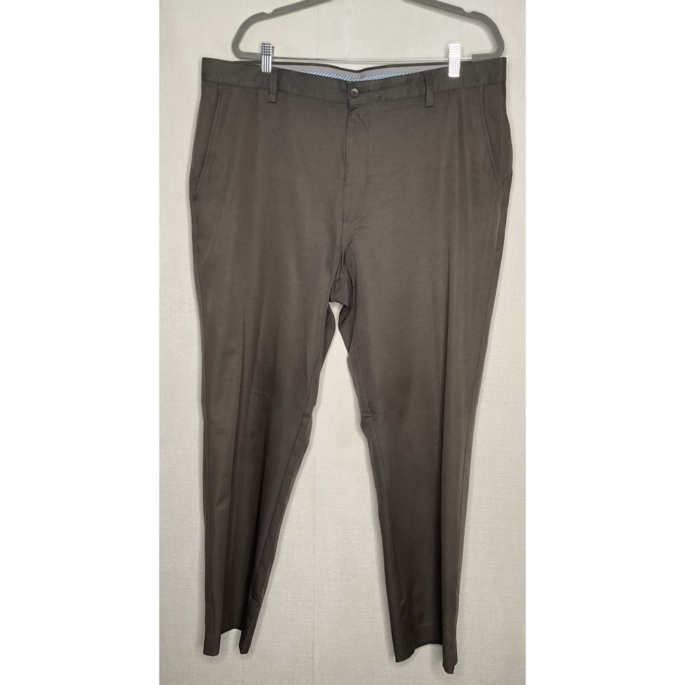 Footjoy Golf Pants Mens 40x32 Gray Chino Flat Front Performance Stretch Classic